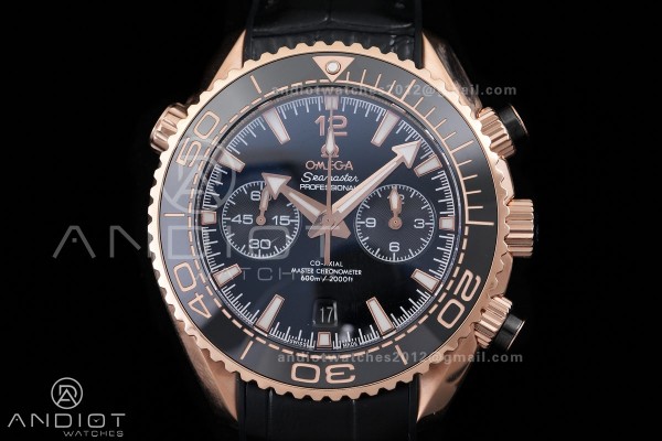 Planet Ocean 600M Chrono RG N1F 1:1 Best Edition B...