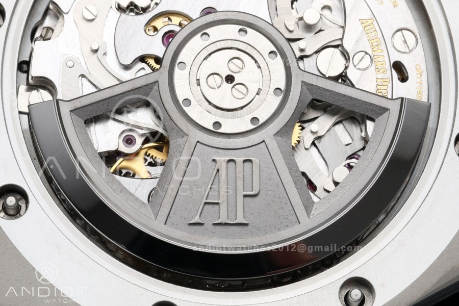 Royal Oak Offshore 43mm 26420so SS DDF 1:1 Best Edition Smoked Dial on Gray Rubber Strap DD4401 Super Clone