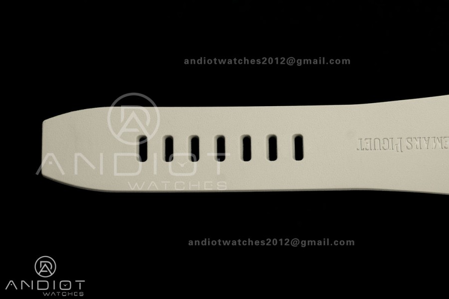 Royal Oak Offshore 43mm 26420so SS DDF 1:1 Best Edition Smoked Dial on Gray Rubber Strap DD4401 Super Clone