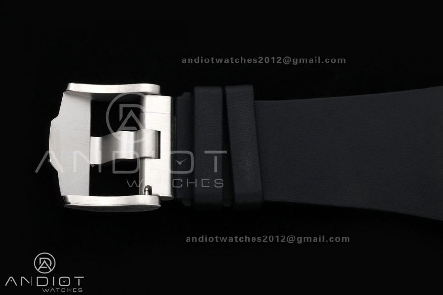 Royal Oak Offshore 43mm 26420so SS DDF 1:1 Best Edition Black/White Dial on Black Rubber Strap DD4401 Super Clone