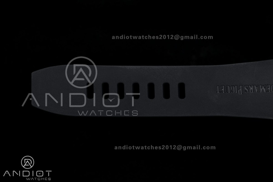 Royal Oak Offshore 43mm 26420so SS DDF 1:1 Best Edition Black/White Dial on Black Rubber Strap DD4401 Super Clone