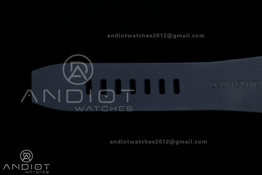 Royal Oak Offshore 43mm 26420so SS DDF 1:1 Best Edition Blue Dial on Blue Rubber Strap DD4401 Super Clone