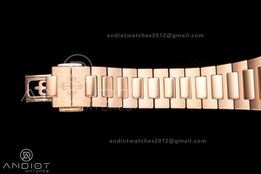 Nautilus 7118 RG Ladies DDF 1:1 Best Edition RG Dial on RG Bracelet DD330 Super Clone