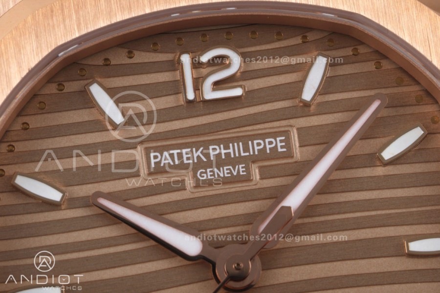 Nautilus 7118 RG Ladies DDF 1:1 Best Edition RG Dial on RG Bracelet DD330 Super Clone