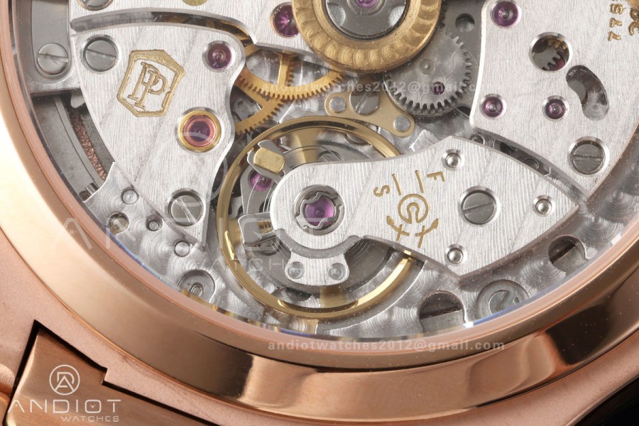 Nautilus 7118 RG Ladies DDF 1:1 Best Edition Silver Dial on RG Bracelet DD330 Super Clone