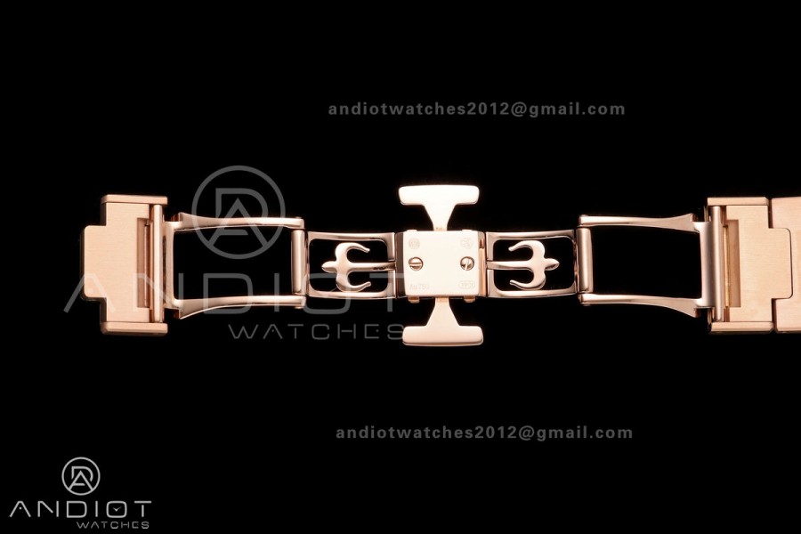 Nautilus 7118 RG Ladies DDF 1:1 Best Edition Silver Dial on RG Bracelet DD330 Super Clone