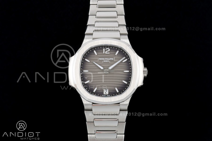 Nautilus 7118 Ladies DDF 1:1 Best Edition Gray Dial on SS Bracelet DD330 Super Clone