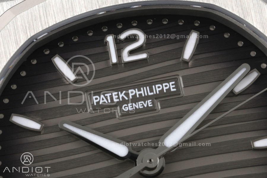 Nautilus 7118 Ladies DDF 1:1 Best Edition Gray Dial on SS Bracelet DD330 Super Clone