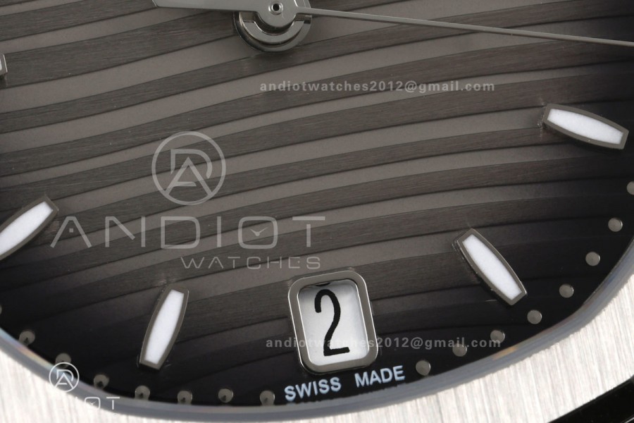 Nautilus 7118 Ladies DDF 1:1 Best Edition Gray Dial on SS Bracelet DD330 Super Clone