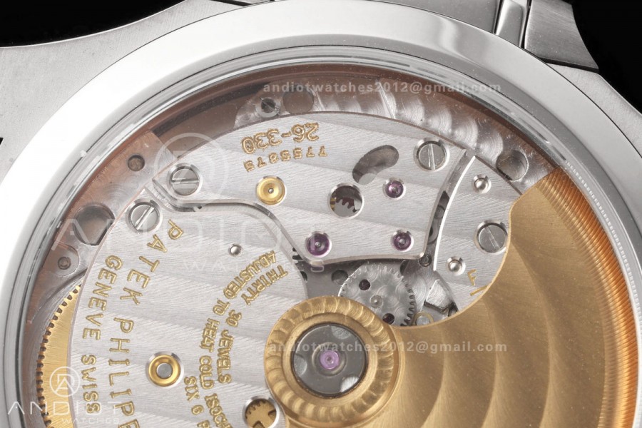 Nautilus 7118 Ladies DDF 1:1 Best Edition Gray Dial Diamonds Bezel on SS Bracelet DD330 Super Clone