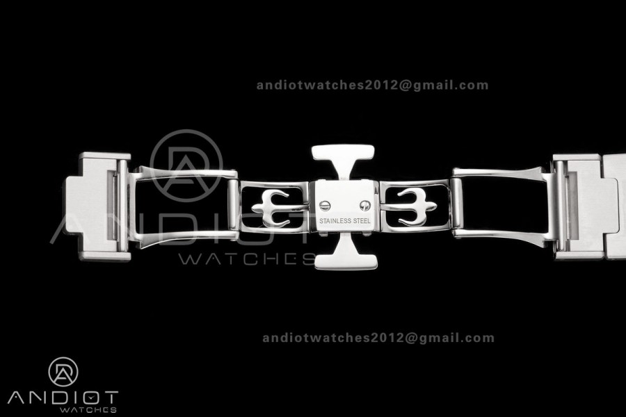 Nautilus 7118 Ladies DDF 1:1 Best Edition Gray Dial Diamonds Bezel on SS Bracelet DD330 Super Clone