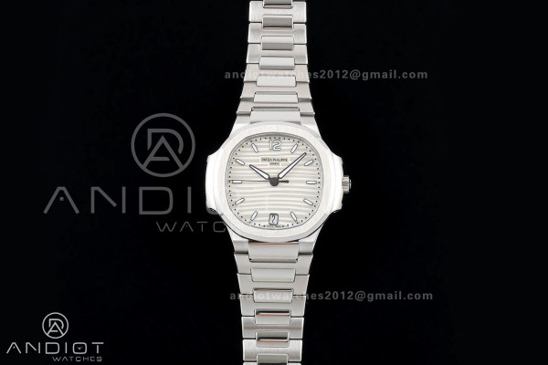 Nautilus 7118 Ladies DDF 1:1 Best Edition Silver Dial on SS Bracelet DD330 Super Clone