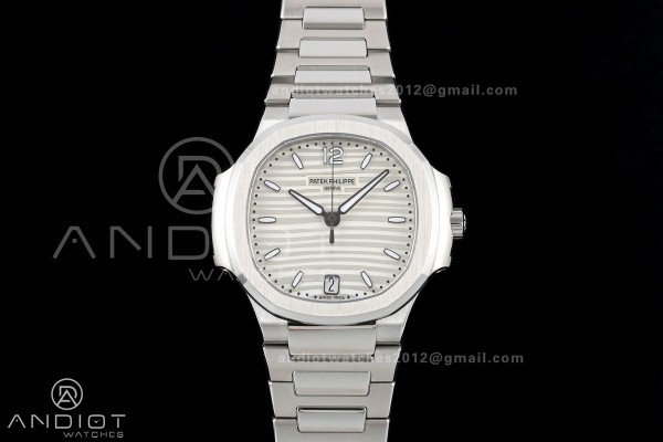 Nautilus 7118 Ladies DDF 1:1 Best Edition Silver Dial on SS Bracelet DD330 Super Clone