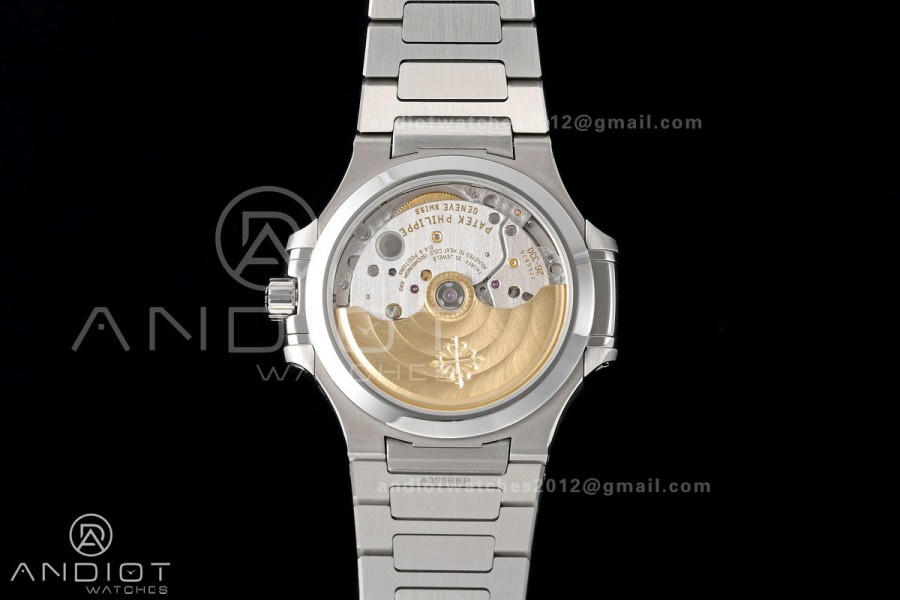 Nautilus 7118 Ladies DDF 1:1 Best Edition Silver Dial Diamonds Bezel on SS Bracelet DD330 Super Clone