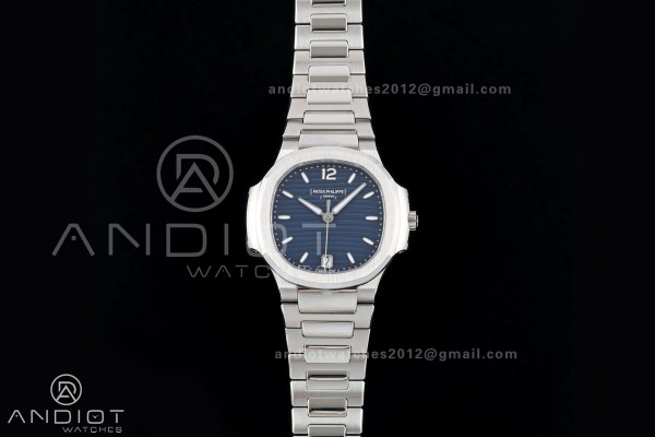 Nautilus 7118 Ladies DDF 1:1 Best Edition Blue Dial on SS Bracelet DD330 Super Clone