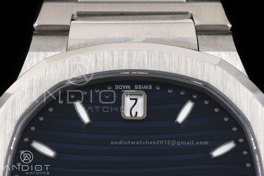 Nautilus 7118 Ladies DDF 1:1 Best Edition Blue Dial on SS Bracelet DD330 Super Clone