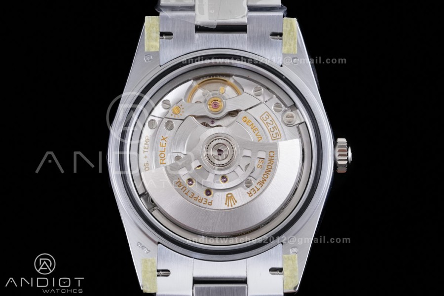 Day Date 40 SS CBDF 1:1 Best Edition Ice Blue Roman Dial on President Bracelet VR3255 (210g)