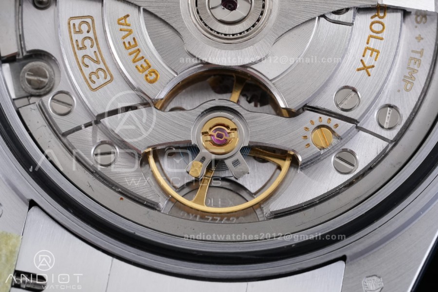 Day Date 40 SS CBDF 1:1 Best Edition Ice Blue Roman Dial on President Bracelet VR3255 (210g)