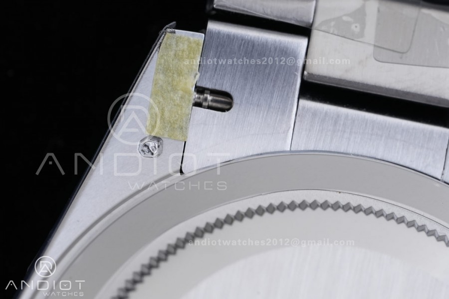 Day Date 40 SS CBDF 1:1 Best Edition Ice Blue Roman Dial on President Bracelet VR3255 (210g)