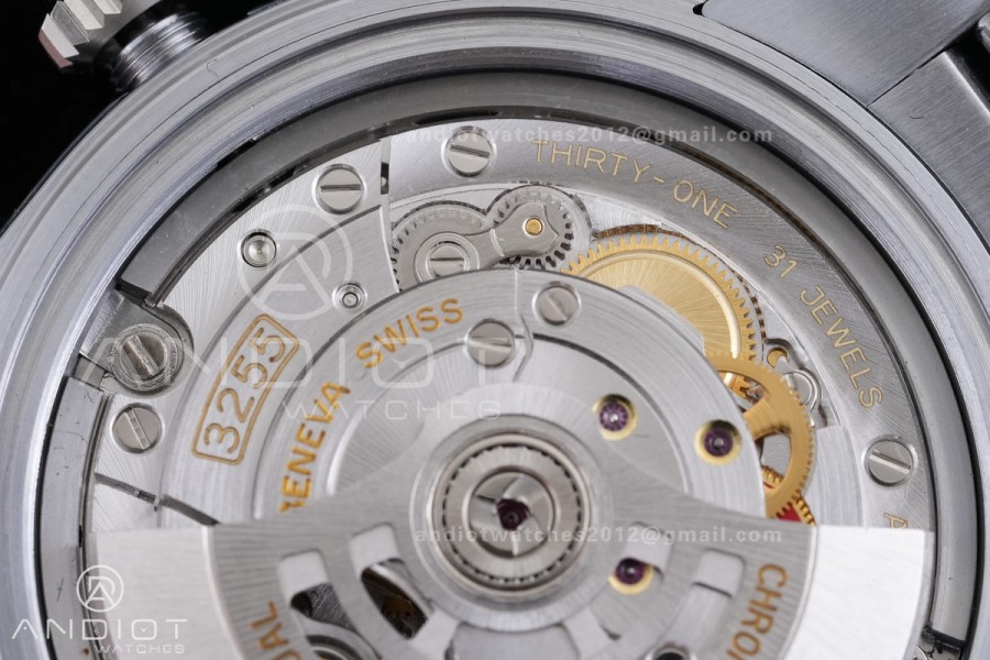 Day Date 40 SS CBDF 1:1 Best Edition Green Roman Dial on President Bracelet VR3255 (210g)