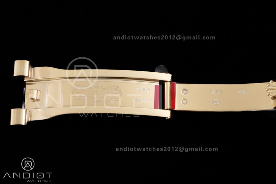 Day Date 40 YG CBDF 1:1 Best Edition White Roman Dial on President Bracelet VR3255 (210g)