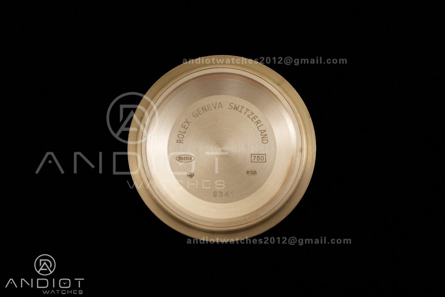 Day Date 40 YG CBDF 1:1 Best Edition White Roman Dial on President Bracelet VR3255 (210g)