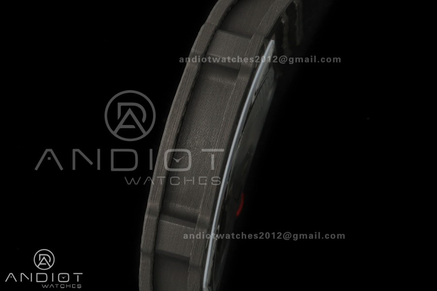 AVF RM67-02 Black NTPT Black/Red Skeleton Dial on Black Velcro Strap CRMA7 Clone V2