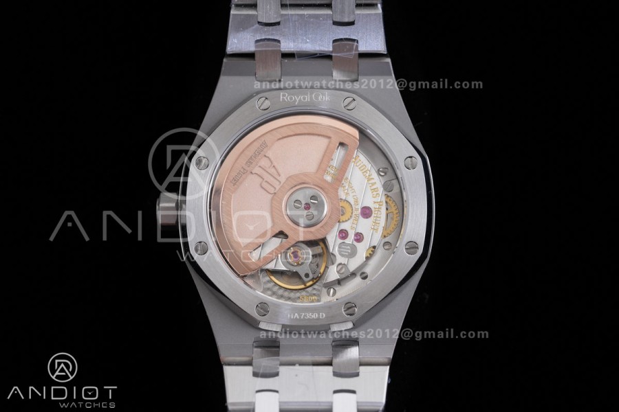 Royal Oak 34mm 77350 SS 8F Best Edition White Dial on SS Bracelet A5800