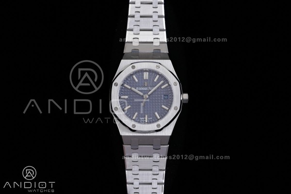 Royal Oak 34mm 77350 SS 8F Best Edition Blue Dial ...