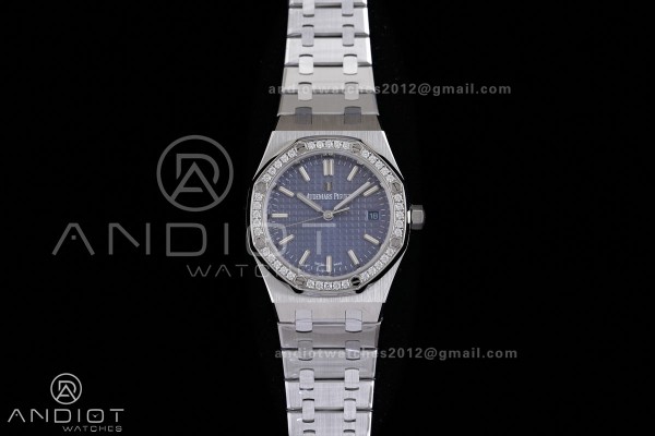 Royal Oak 34mm 77350 SS 8F Best Edition Blue Dial ...
