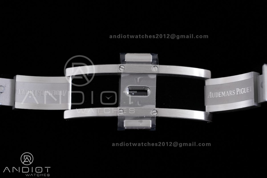 Royal Oak 34mm 77350 SS/RG 8F Best Edition White Dial on SS/RG Bracelet A5800