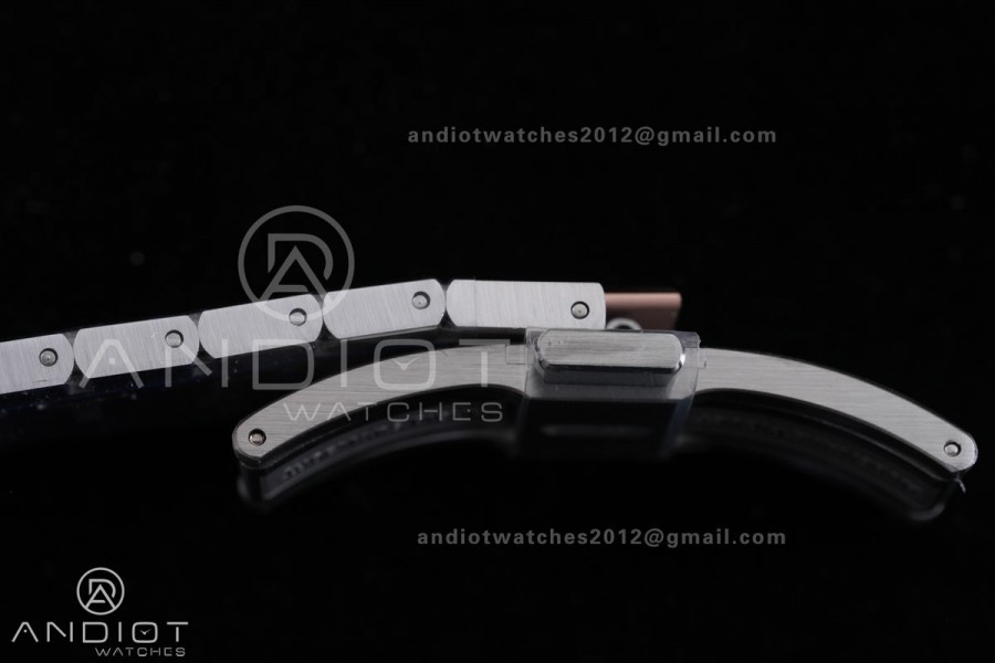 Royal Oak 34mm 77350 SS/RG 8F Best Edition White Dial on SS/RG Bracelet A5800