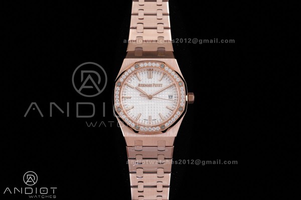Royal Oak 34mm 77450 RG Diamonds Bezel 8F Best Edi...