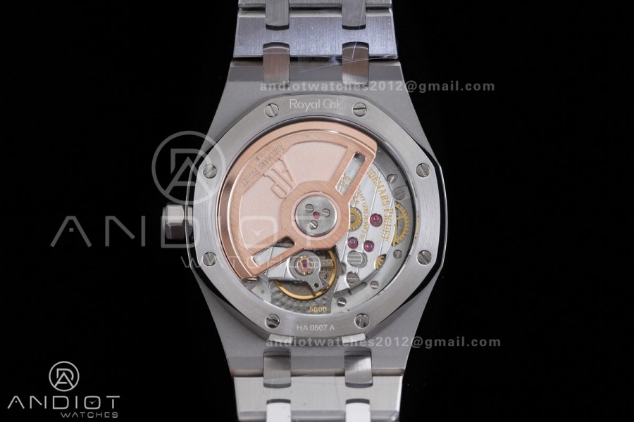 Royal Oak 34mm 77450 SS 8F Best Edition Blue Ombre Dial Diamond Bezel on SS Bracelet A5800