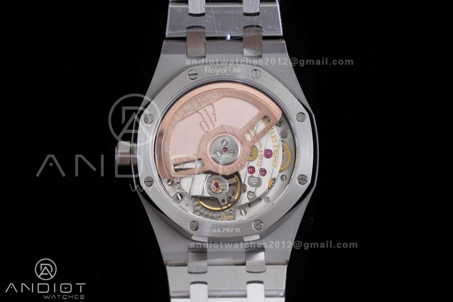 Royal Oak 34mm 77450 SS 8F Best Edition White Dial on SS Bracelet A5800