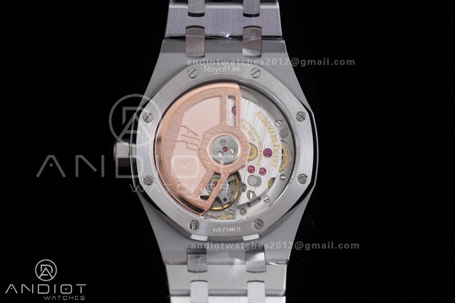 Royal Oak 34mm 77450 SS 8F Best Edition Blue Dial on SS Bracelet A5800
