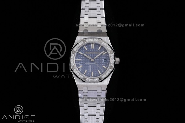 Royal Oak 34mm 77450 SS 8F Best Edition Blue Dial ...