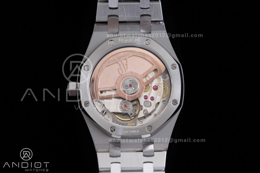 Royal Oak 34mm 77450 SS 8F Best Edition Blue Dial Diamond Bezel on SS Bracelet A5800