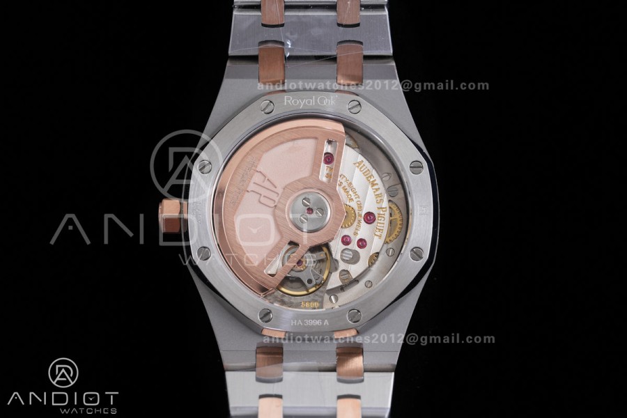 Royal Oak 34mm 77450 SS/RG 8F Best Edition White Dial on SS/RG Bracelet A5800