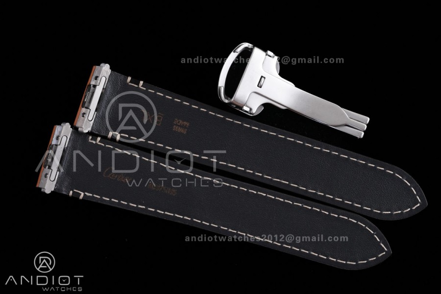 Santos de Cartier 40mm SS 2018 BVF 1:1 Best Edition White Dial on SS SmartLinks Bracelet 9015 