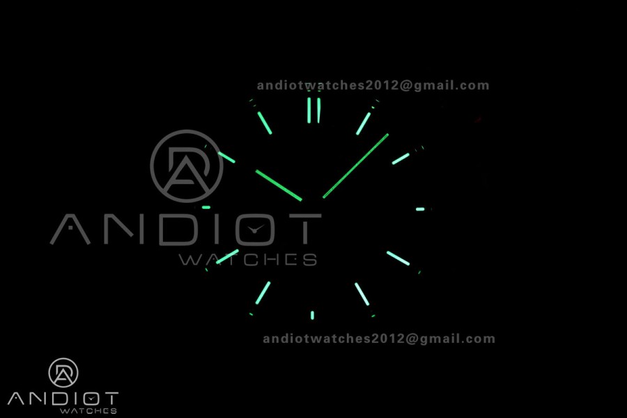 Royal Oak Chrono 26240 RG DDF 1:1 Best Edition Green Dial on Green Leather Strap DD4401 Super Clone (SW Dial)