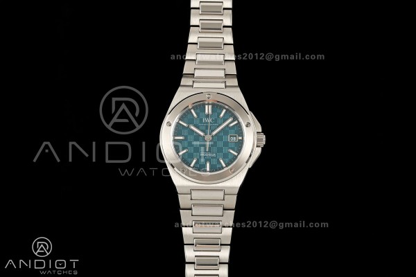 Ingenieur Automatic 40 SS MZF 1:1 Best Edition Turquoise Dial on SS Bracelet A2892