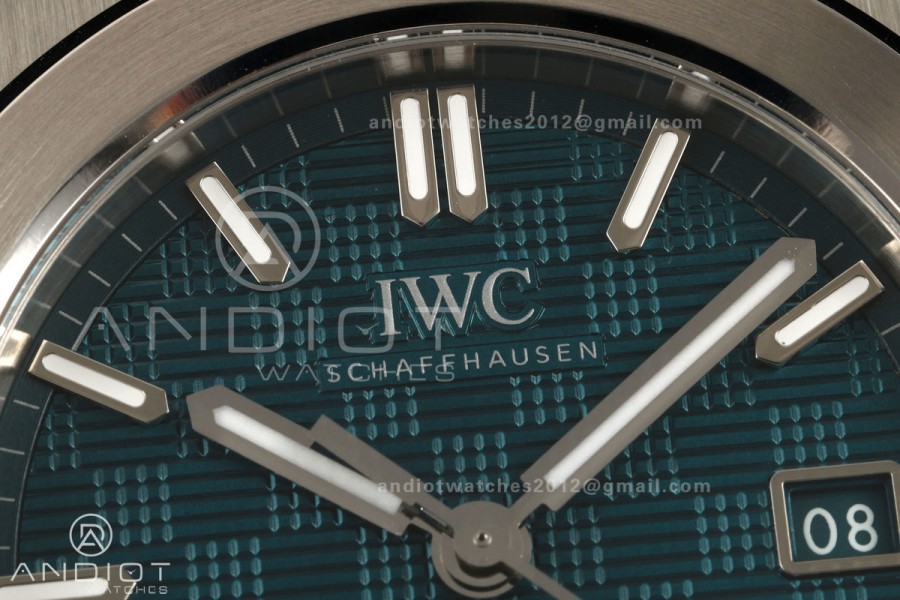 Ingenieur Automatic 40 SS MZF 1:1 Best Edition Turquoise Dial on SS Bracelet A2892