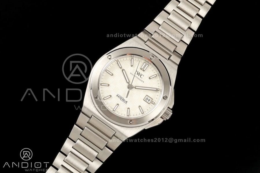 Ingenieur Automatic 40 SS MZF 1:1 Best Edition White Dial on SS Bracelet A2892