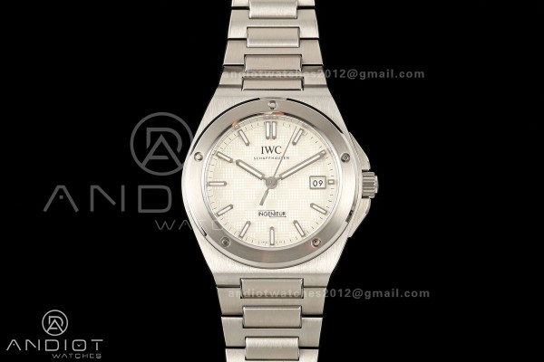 Ingenieur Automatic 40 SS MZF 1:1 Best Edition White Dial on SS Bracelet A2892