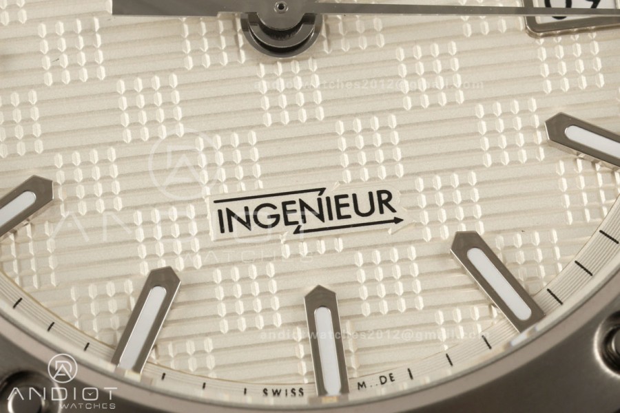 Ingenieur Automatic 40 SS MZF 1:1 Best Edition White Dial on SS Bracelet A2892