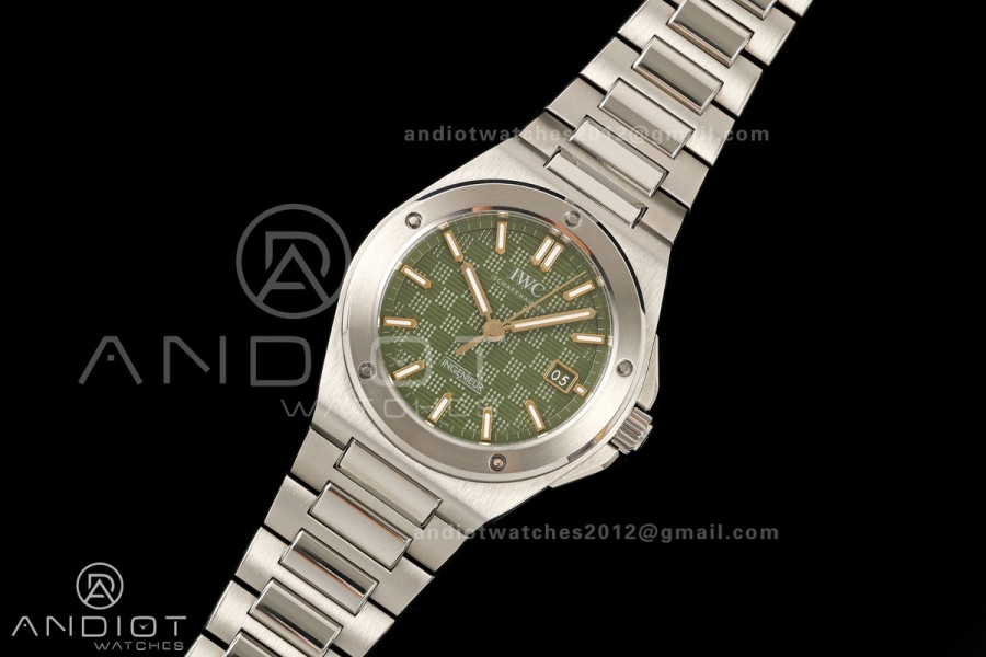 Ingenieur Automatic 40 SS MZF 1:1 Best Edition Green/YG Dial on SS Bracelet A2892
