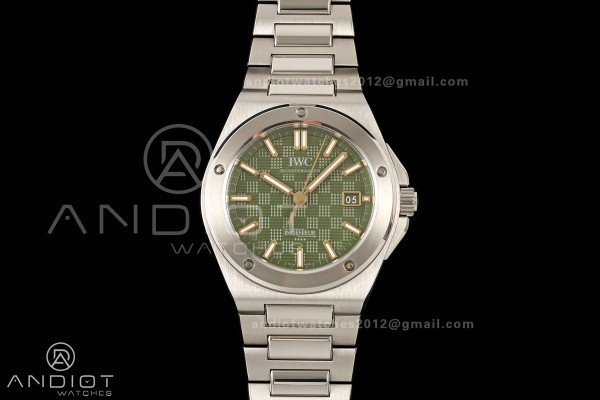 Ingenieur Automatic 40 SS MZF 1:1 Best Edition Green/YG Dial on SS Bracelet A2892