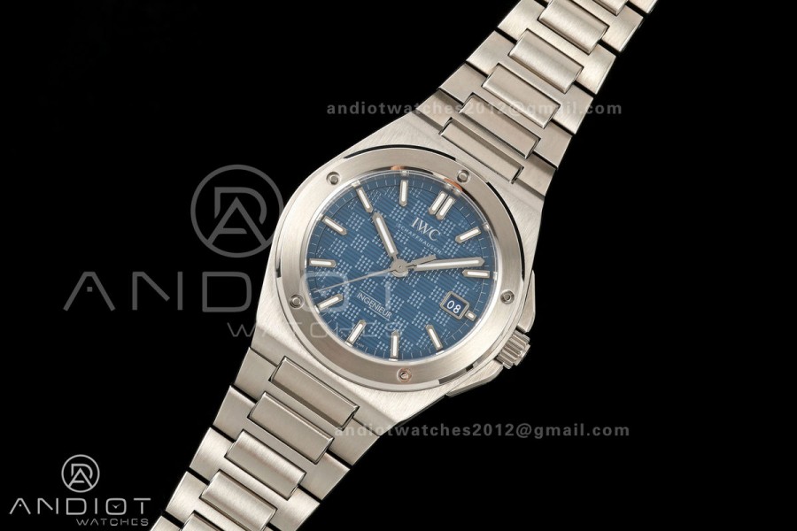 Ingenieur Automatic 40 SS MZF 1:1 Best Edition Blue Dial on SS Bracelet A2892