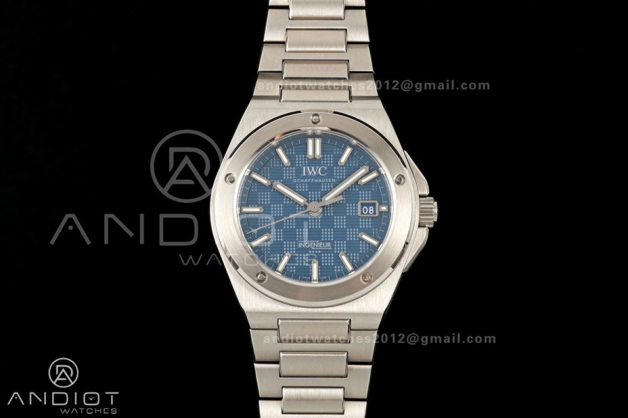 Ingenieur Automatic 40 SS MZF 1:1 Best Edition Blue Dial on SS Bracelet A2892